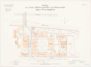 Hörsaal- und Seminargebäude der Universität Greifswald: Lageplan 1:500