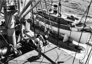 Beiboot : Beiboot auf einem Dampfer