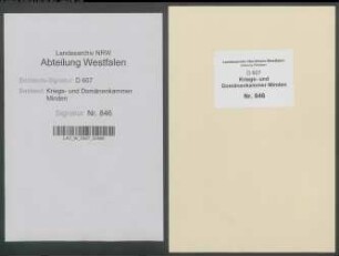 Amt Reineberg - Vogtei Quernheim - Bauerschaft Büttendorf: Unterlagen der Revisionskommission