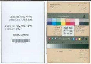 Entnazifizierung Martha Boldt , geb. 02.11.1902 (Kunstgewerblerin)