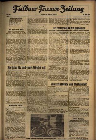Zweite Ausgabe vom Dienstag, den 20. Juli 1937.