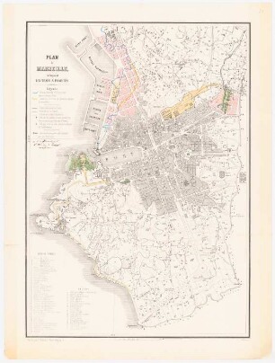 Karte Marseilles: Landkarte Marseilles, Maßstabsleiste