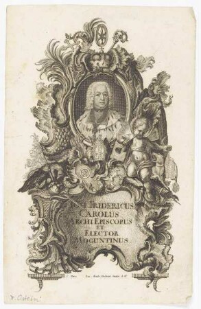 Bildnis des Ioh. Fridericus Carolus von Mainz