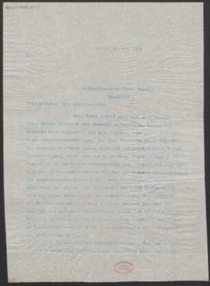 Brief an Frantisek Neumann : 16.05.1912