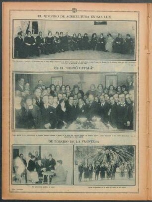 El ministro de agricultura en San Luis