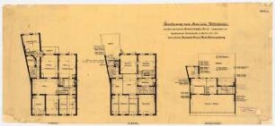 Wohnhaus Arons, Berlin: Grundrisse 1. und 2.OG