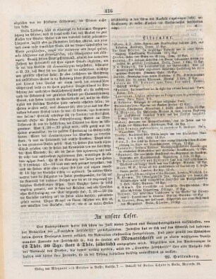 416 Literatur
