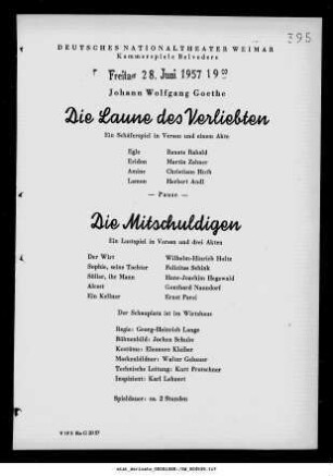 Die Laune des Verliebten