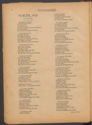 Nieblas : (De un libro inédito)