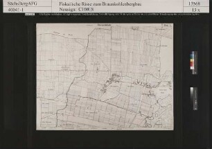 Leipziger Braunkohlengebiet mit dem staatlichen Erwerb zum Abbau der Kohle; Fluren Stöntzsch, Großstorkwitz, Zauschwitz, Carsdorf, Pegau, Eulau, Elstertrebnitz und Tannewitz