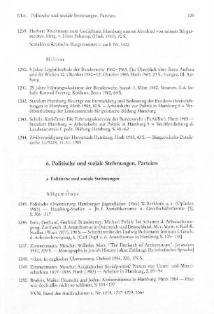 a Politische und soziale Strömungen