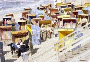 Westerland: Strandkörbe