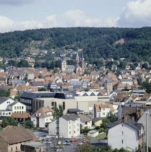 Gelnhausen. Stadtkern von Süden