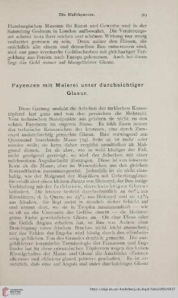 Fayencen mit Malerei unter durchsichtiger Glasur