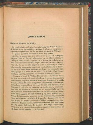Sociedad Nacional de Música