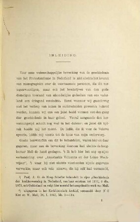 De kerkhervorming op de Veluwe : 1523 - 1578. Bijdrage tot de geschiedenis van het protestantisme in Noord-Nederland. [Theol. Diss. Utrecht 1890]