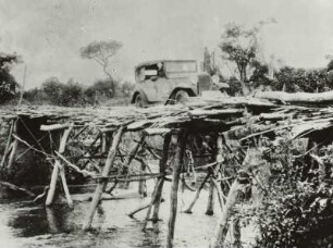 Simbabwe (ehem. Südrhodesien), Behelfsbrücke, 1931