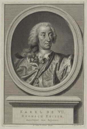 Bildnis des Karel VII. Roomsch Keizer Keurvorst van Beyeren