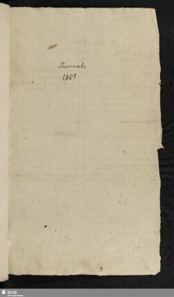 Journale 1801.