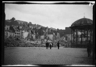 Namur oder Spontin (Provinz Namur, Belgien): Kriegszerstörungen