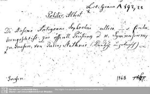 Literatura Graeca A 0492,28
