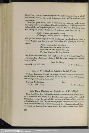 Franz Bernhard von Bucholtz an August Wilhelm von Schlegel, Wien, 22.01.1829
