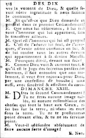 Des dix commandemens