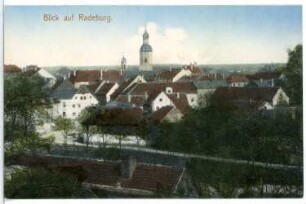 Radeburg. Blick auf Radeburg