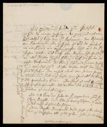 Brief von Johann Heinrich Wilhelm Tischbein an Tischbein
