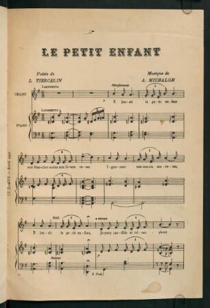 Le petit enfant (musique)
