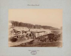 Oder-Spree-Kanal Schleuse, Wernsdorf: Ansicht der Baustelle