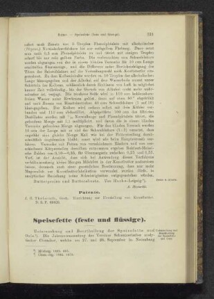 Speisefette (feste und flüssige).