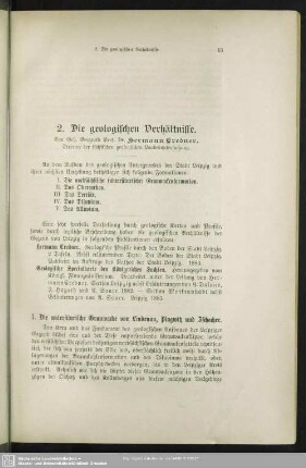 2. Die geologischen Verhältnisse