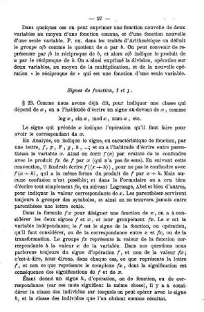 Signes de fonction f et j.