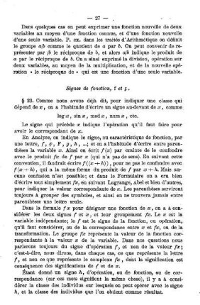 Signes de fonction f et j.