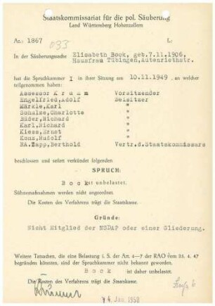 Bock, Elisabeth