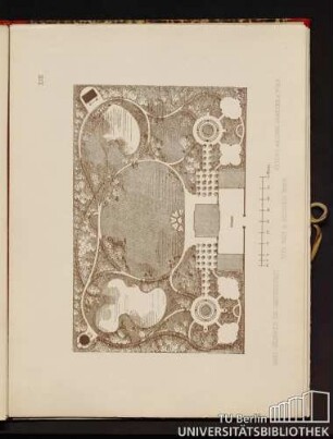 XVIII. [Motive für Villen-Gärten.]