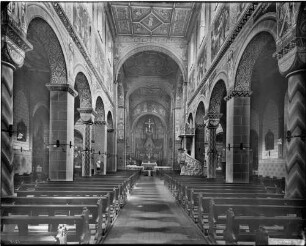 Gengenbach Benediktinerkloster Katholische Sankt Marien Kirche Innenansicht