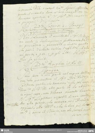[Text 94-98: Briefe von Kardinal Scipione Caffarelli Borghese]