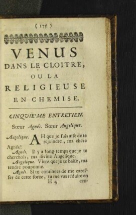 Cinqvieme Entretien.