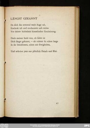 Längst Gekannt
