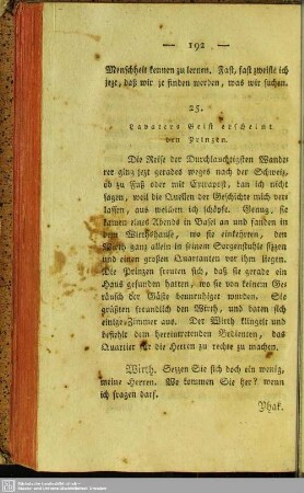 25. Lavaters Geist erscheint den Prinzen