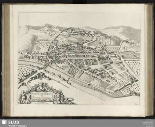 Forum Sempronii vulgo Fossombrone. Ville de l'Etat de l'Eglise, dans le Duché d'Urbin