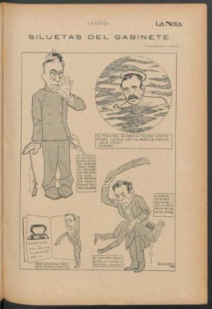 Siluetas del gabinete
