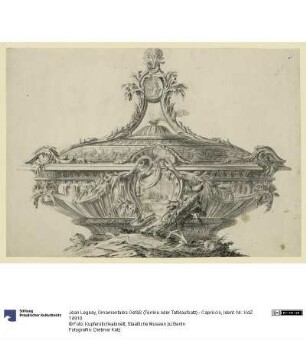 Ornamentales Gefäß (Terrine oder Tafelaufsatz) - Capriccio