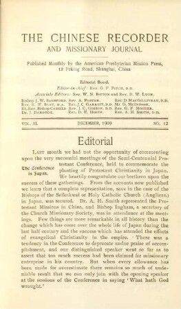 No. 12, December, 1909