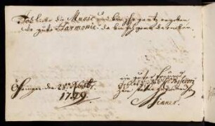 Minner. Öhringen, 28.11.1739.