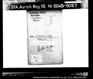Die Dispensation des Schustergesellen Johann Janßen Denkena in Nesse von der Wanderpflicht