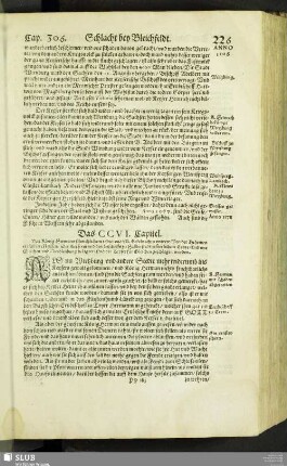 Das CCVI. Capitel
