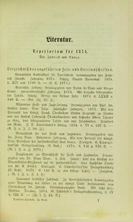 III.1.1. Verzeichniß der angeführten Zeit- und Vereinsschriften